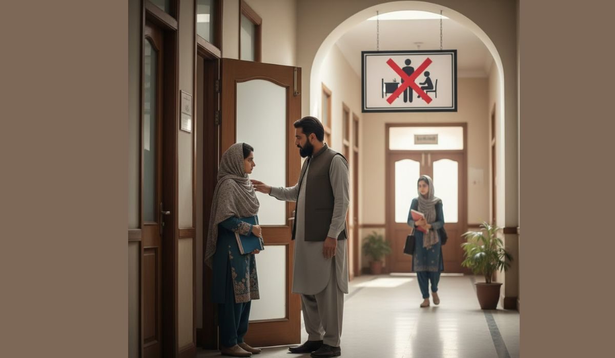 مرد اساتذہ کی طالبات سے ملاقات پر پابندی