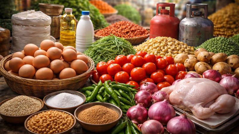 انڈوں اور سبزیوں کی قیمتوں میں کمی