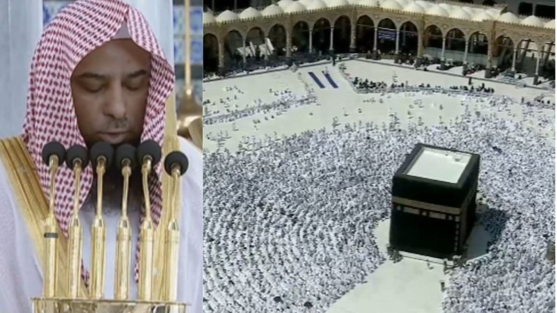 حرمین شریفین میں 20 لاکھ زائرین کی نماز جمعہ