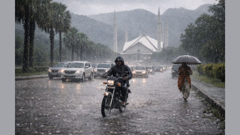 مختلف علاقوں میں بارش متوقع: این ڈی ایم اے الرٹ