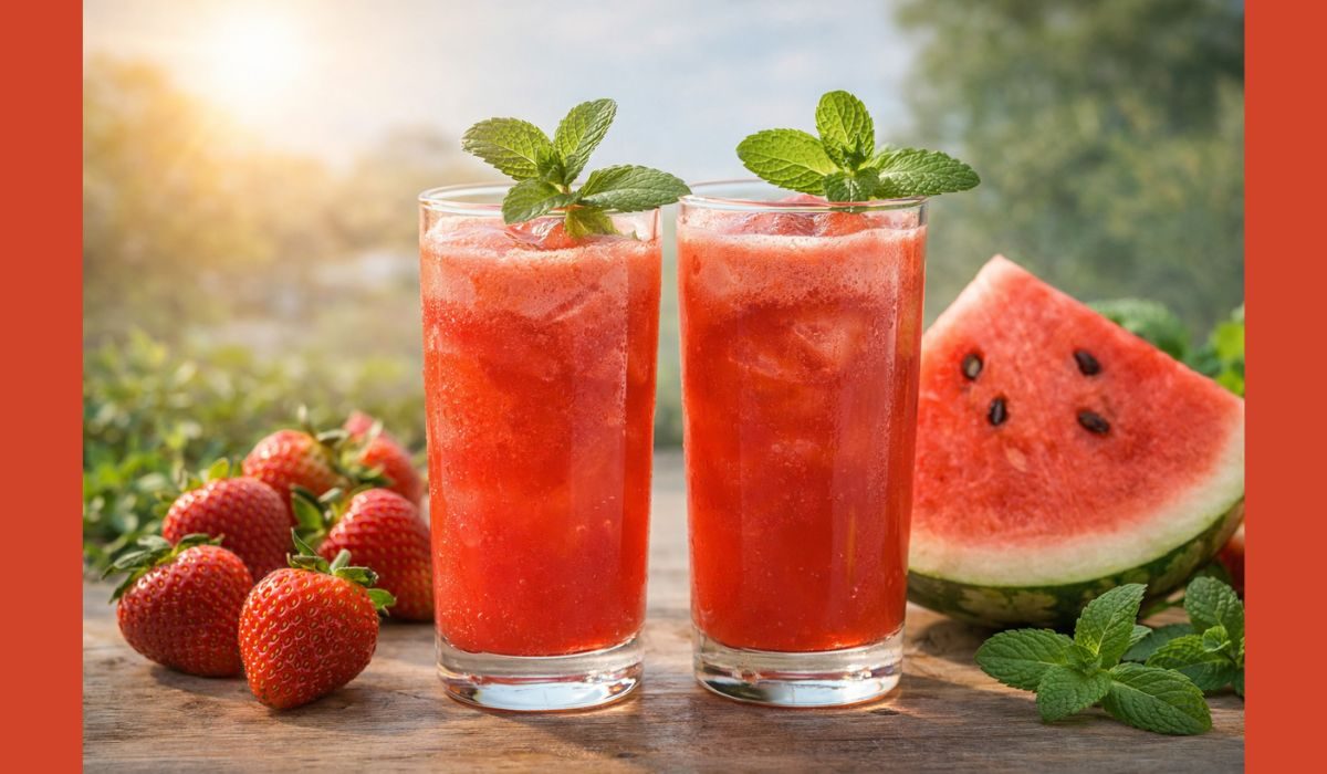 تربوز، اسٹرابیری جوس گرمی میں مقبول