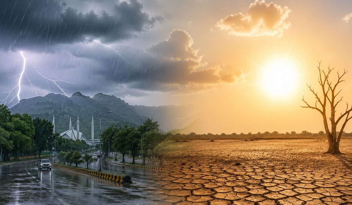 مختلف علاقوں میں بارش، دیگر حصوں میں گرمی برقرار