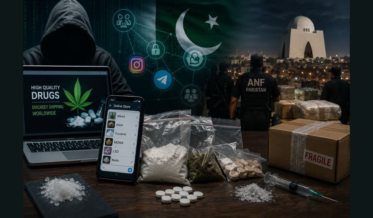 آن لائن منشیات نیٹ ورک کی سرگرمیاں جاری
