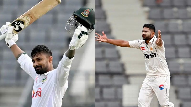 Pak Vs Ban: پہلے دن کے کھیل کا اختتام