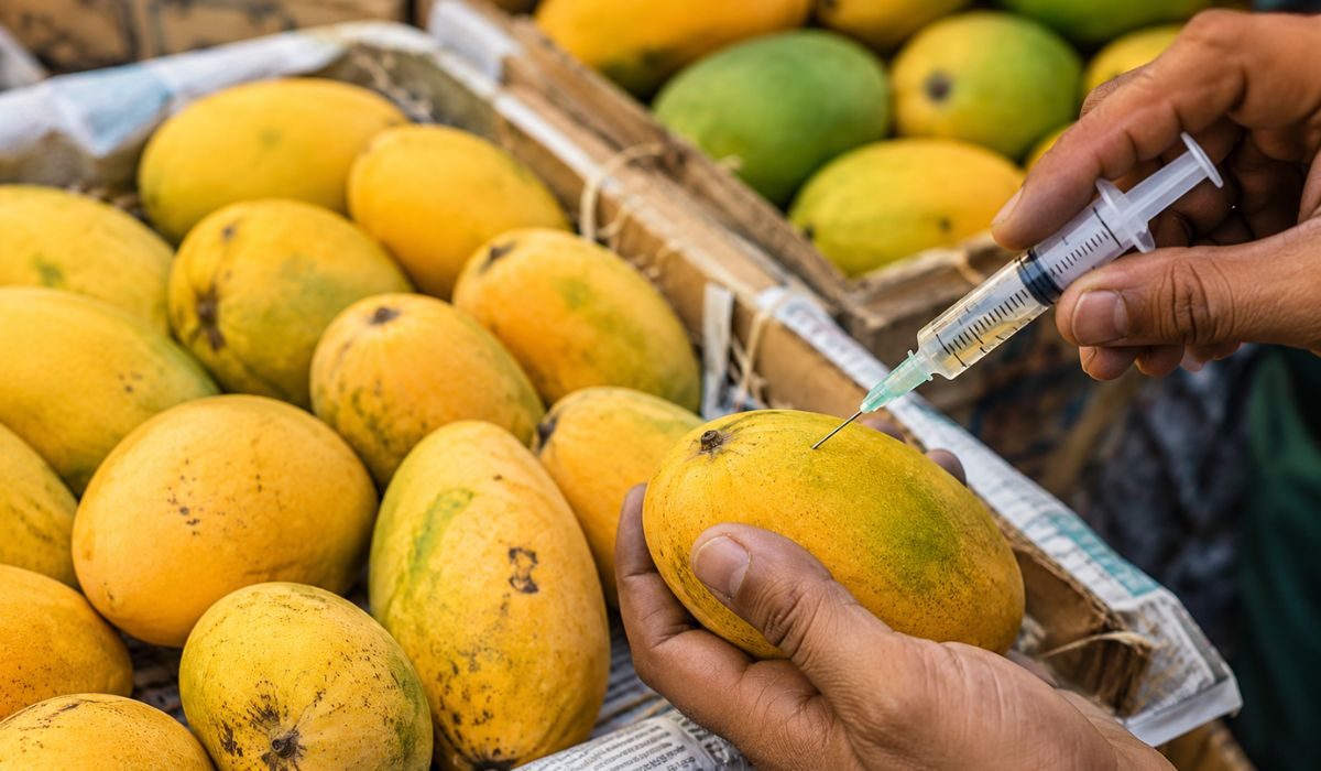 پاکستان میں مضر کیمیکلز سے آم پکانے کا رجحان