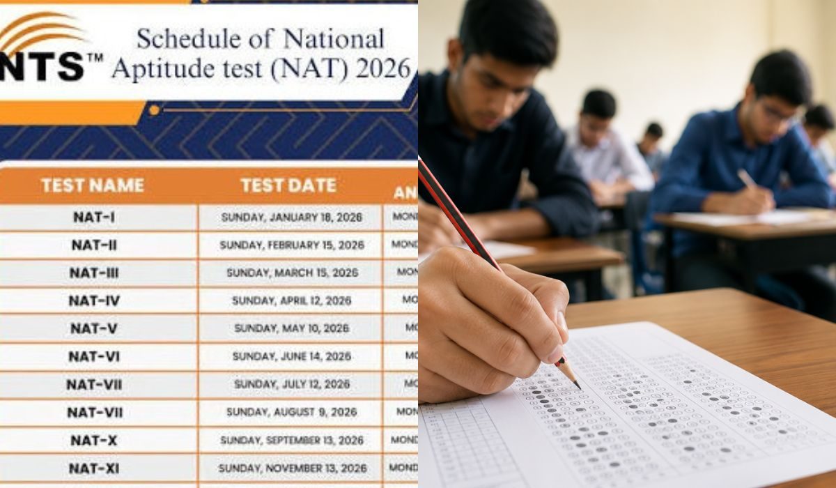 NAT-VI ٹیسٹ 14 جون کو ملک بھر میں منعقد