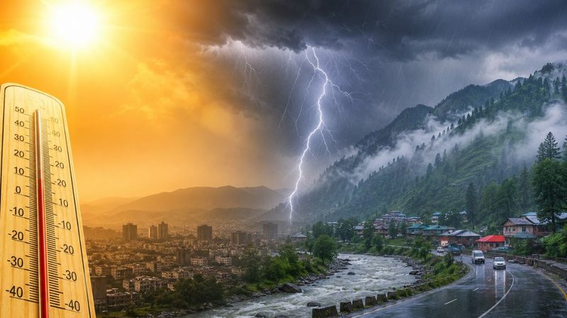 شمالی علاقوں میں بارشوں کا نیا سلسلہ متوقع