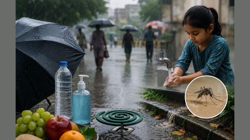 بارشوں کے موسم میں احتیاطی تدابیر