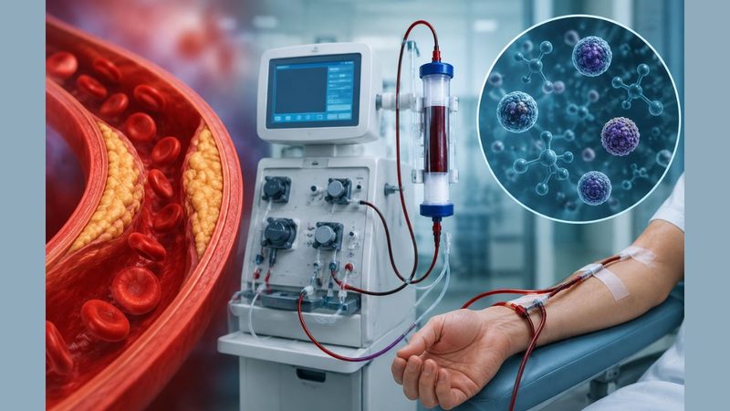 کولیسٹرول کم کرنے والی ایفیریسس ٹیکنالوجی