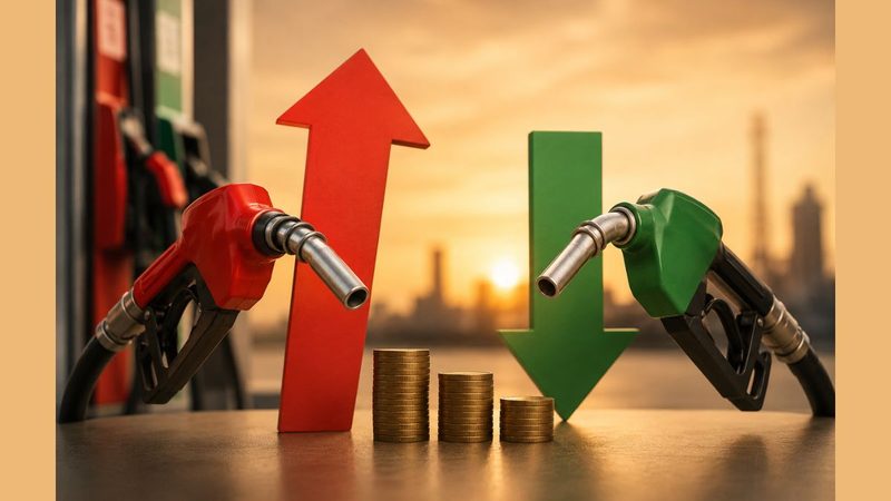 پیٹرول کی قیمت میں اضافہ، ڈیزل سستا