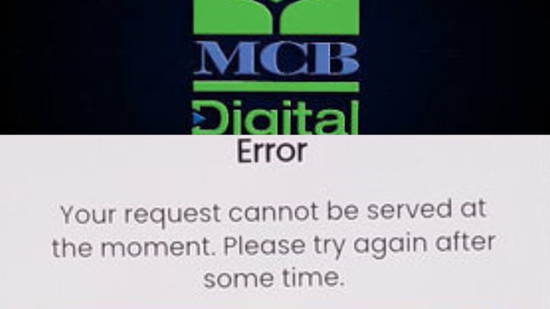 MCB Bank کا ڈیجیٹل نظام ملک بھر میں ٹھپ