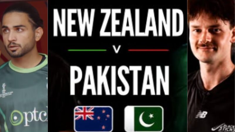 پاکستان کا مقابلہ آج نیوزی لینڈ سے