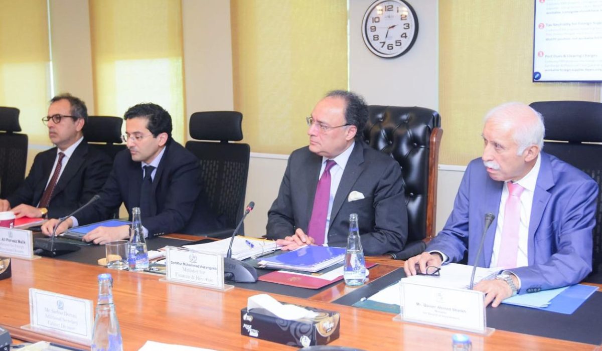 وزیر خزانہ کی زیر صدارت ای سی سی اجلاس