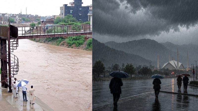 راولپنڈی اور اسلام آباد میں شدید بارش