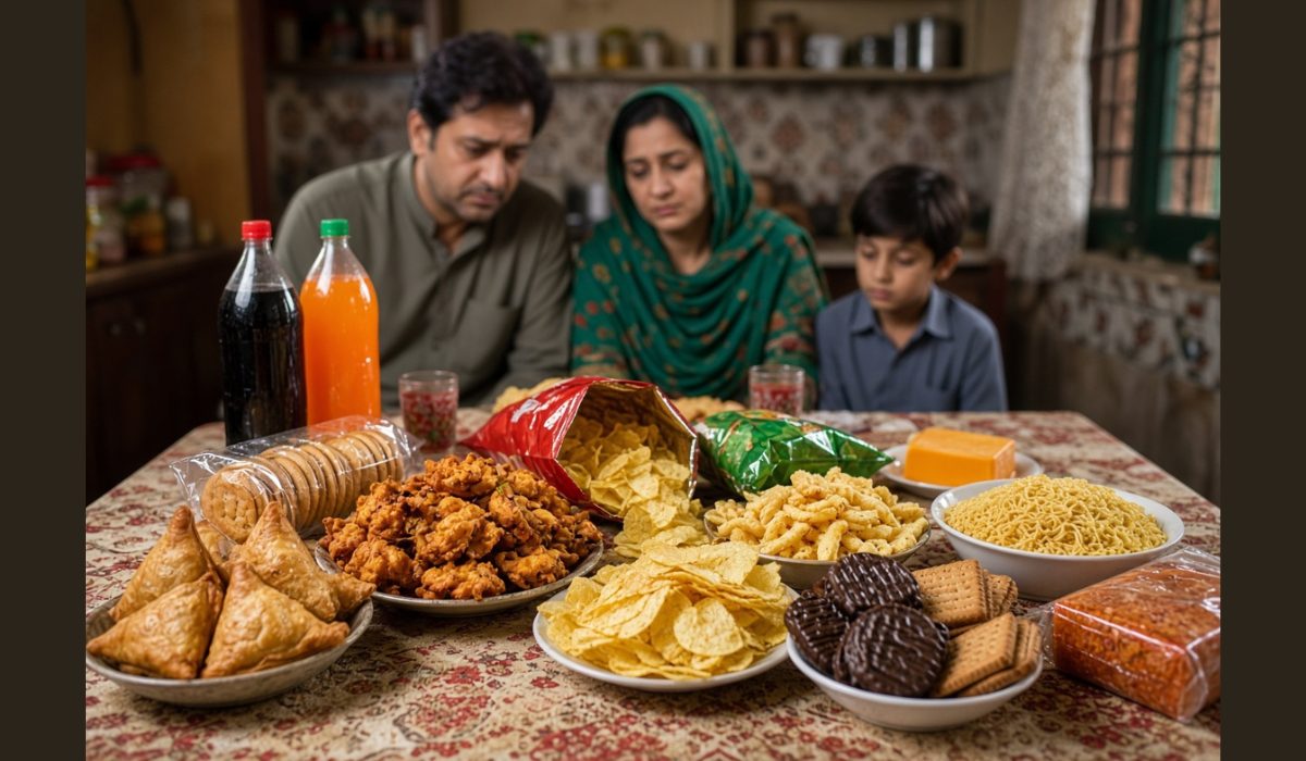 پیکٹ بند اسنیکس اور میٹھے مشروبات جو الٹرا پروسیسڈ غذائیں کہلاتے ہیں