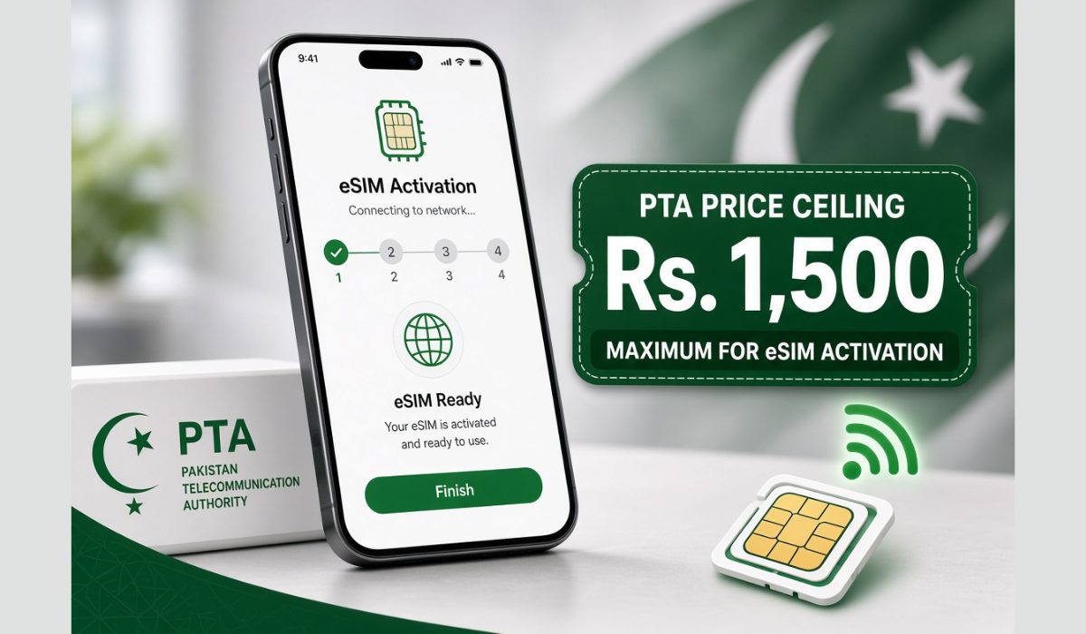 پی ٹی اے کی ای سم قیمت کے فیصلے کی دستاویز جس میں نئی زیادہ سے زیادہ حد ظاہر کی گئی ہے