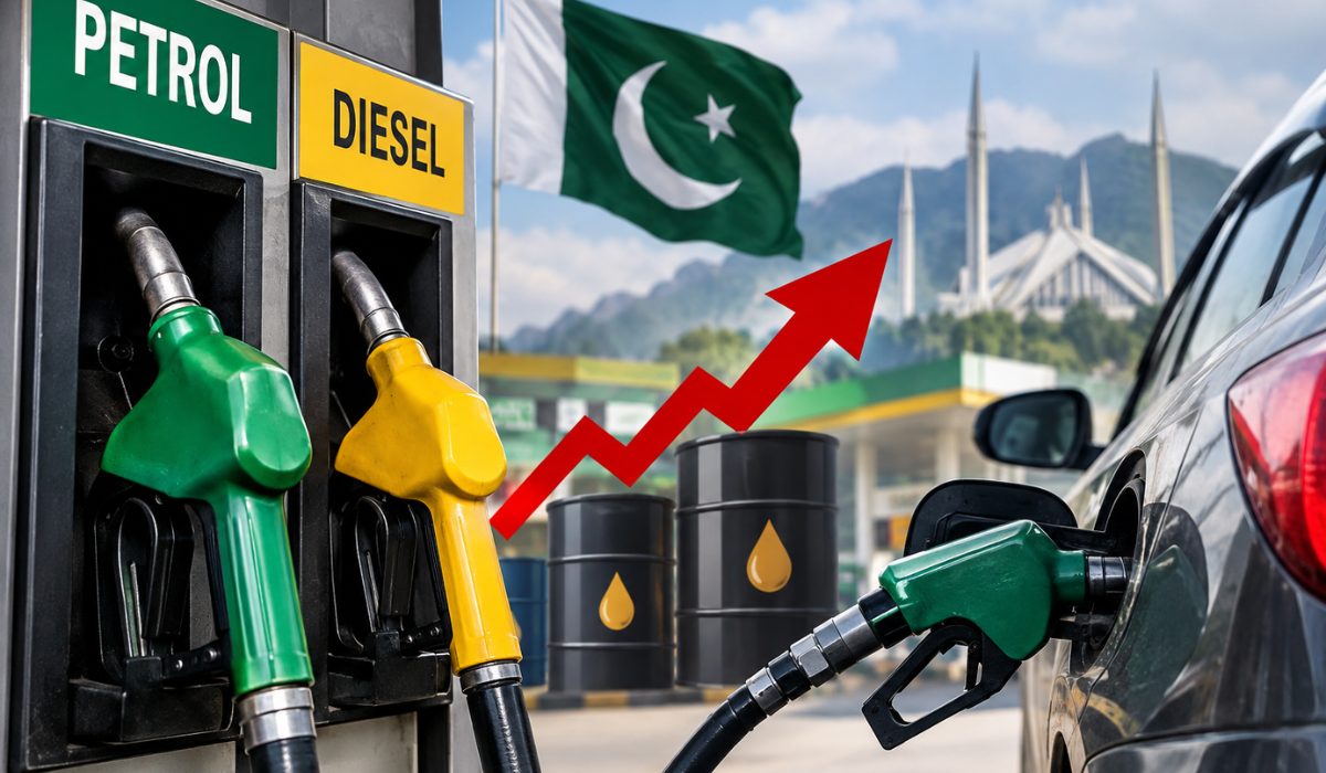 پیٹرول ڈیزل قیمت اضافہ کے بعد پاکستان میں پیٹرول پمپ پر نرخوں کا بورڈ