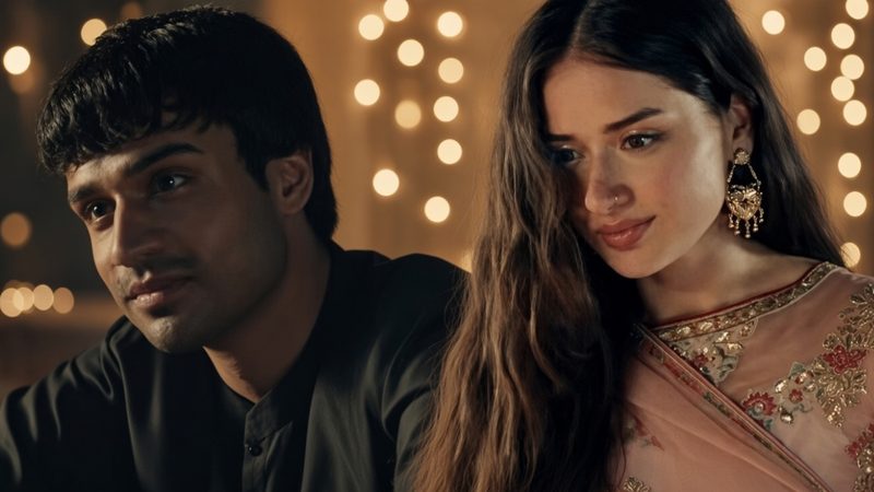 مٹی دے باوے کم عمر فنکار فضل حسین اور عینہ خان ڈرامے کے پنجابی دیہی پس منظر میں کردار نبھاتے ہوئے