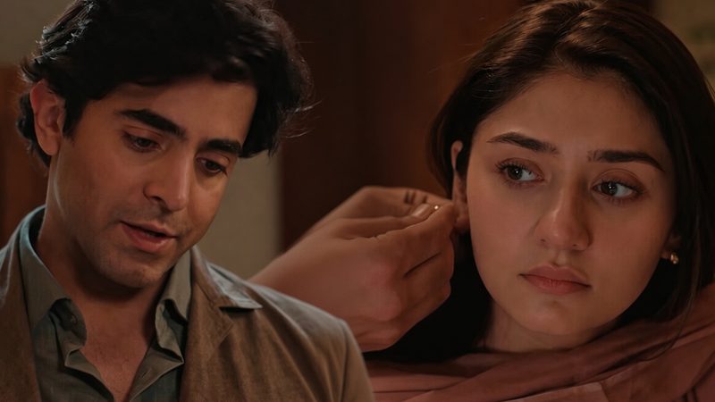 پاکستانی ڈرامہ درِ نجات کے کرداروں ابو بکر اور زریاب کی محبت، حسد اور قربانی کی عکاسی کرتی علامتی تصویر