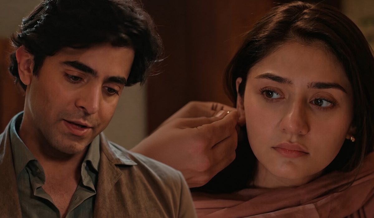 پاکستانی ڈرامہ درِ نجات کے کرداروں ابو بکر اور زریاب کی محبت، حسد اور قربانی کی عکاسی کرتی علامتی تصویر