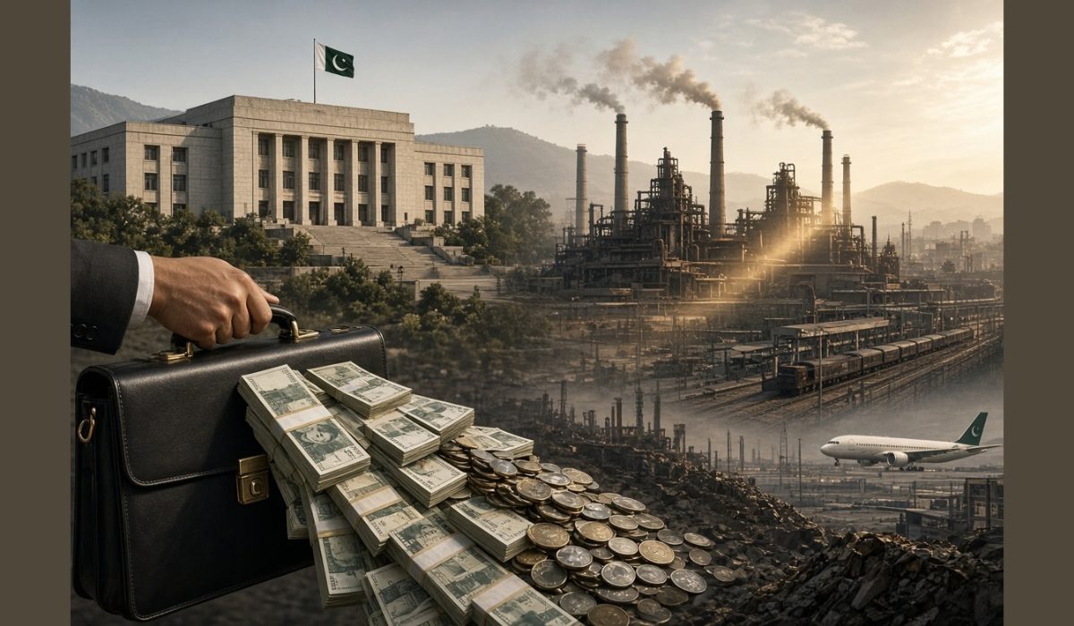 سرکاری اداروں کے خسارے اور حکومتی امداد میں اضافے کو ظاہر کرنے والا چارٹ، مالی سال 2026 کی پہلی ششماہی