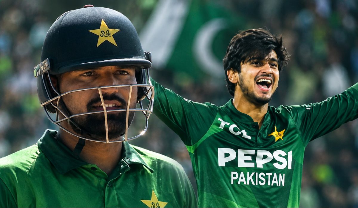 ایشین گیمز کرکٹ کے پہلے سیمی فائنل میں بنگلہ دیش کے خلاف ہدف کا تعاقب کرتے ہوئے پاکستانی بیٹر