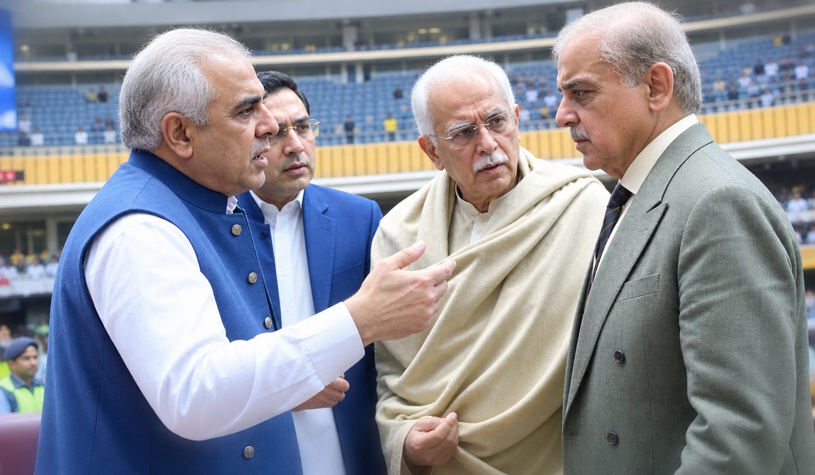 حکومت اپوزیشن مذاکرات کے لیے اسپیکر آفس میں جمع ہونے والی حکومتی اور اپوزیشن کمیٹیوں کے ارکان